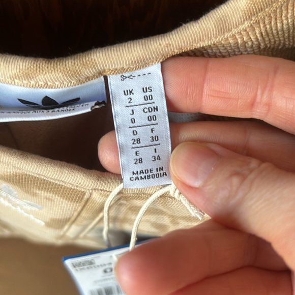 NWT Adidas Originals corset top size 00 - Picture 3 of 13